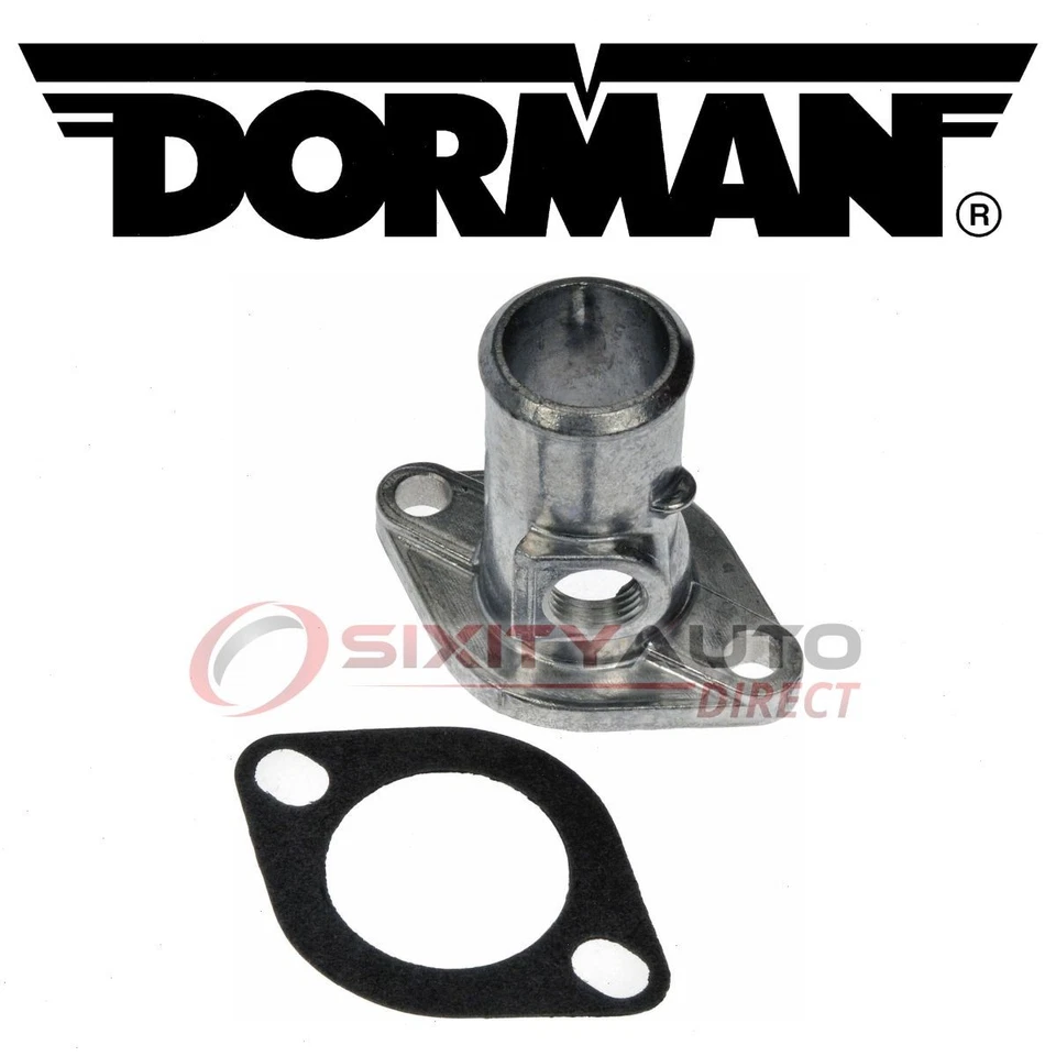 Dorman Engine Coolant Thermostat Housing for 1991 GMC R2500 Suburban 7.4L V8 db Foto 1 de 4