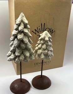 2 Rare 1999 Demdaco Willow Tree Nativity Trees Susan Lordi Retired w/Box Decor - Picture 1 of 11