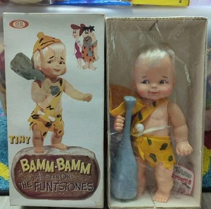 Rare Vintage 1964 Ideal Flintstones 16" Doll BAMM BAMM w/ box NRFB NEW!!! - Bild 1 von 24