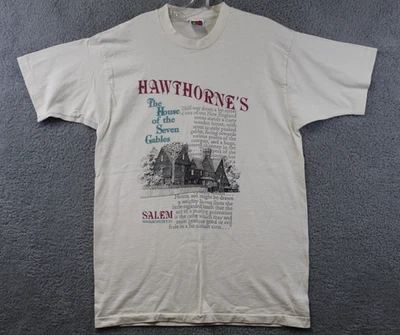 Vintage House Of Seven Gables Salem Massachusetts Witch T-Shirt Mens Size Medium - Image 1 of 4