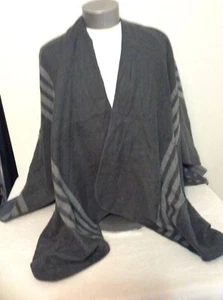 BB Dakota Womens Scarf Wrap One Size Gray Reversible - Picture 1 of 5