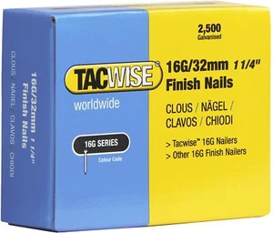 Tacwise All Sizes 16 Gauge Straight Finish Nails Brads galvanised - Picture 1 of 4