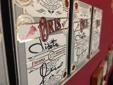 Oris playing cards signed deck by Parama