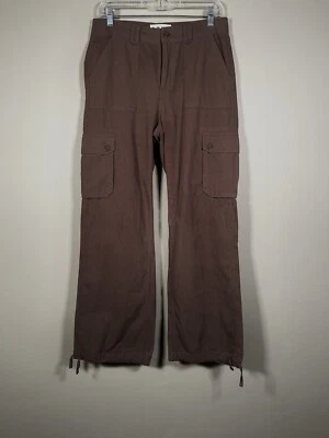 S.O.N.G. 工装裤女式 9/29 码棕色波西米亚中性地球极简主义者 — 第 1/4 张图片