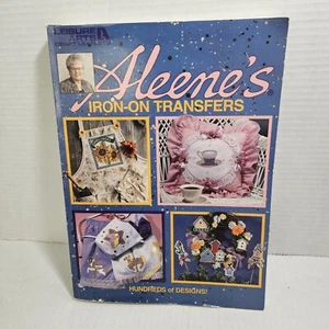 Vintage Aleene's Iron-on Transfers Book Leisure Arts Inc. Hundreds designs! 1996 - Picture 1 of 3