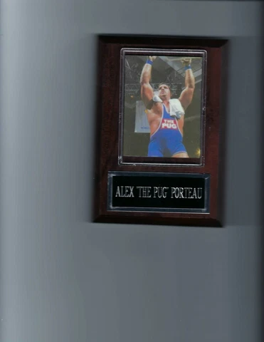 ALEX THE PUG PORTEAU PLAQUE WRESTLING WWF Cover