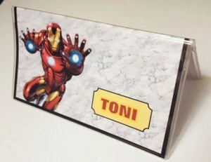 IRON MAN personalized checkbook cover VINYL - Picture 1 of 4