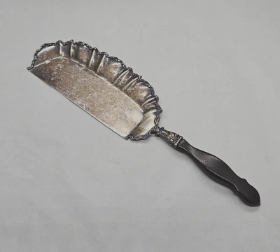 Antigua mesa Meridian B Company plateada atrapa migas defecto mayordomo silencioso Foto 1 de 4