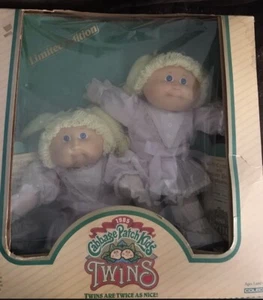 repollo parche niños gemelos 1985 nuevo en caja edición limitada - Imagen 1 de 2