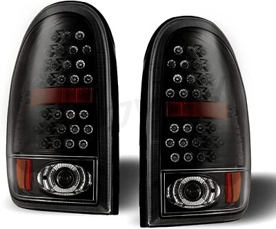 Luces traseras LED para 98-03 Dodge Durango 96-00 Caravana Lámpara trasera Negro Par Humo Foto 1 de 4