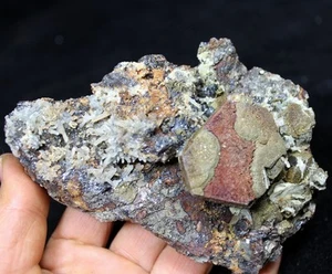 465g Nuevo hallazgo hexagonal pirrotita y pirita y cuarzo China CM623892 - Imagen 1 de 3