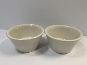 Homer Laughlin Ice Cream / Fruit Bowls Vintage High Quality Serveware 1 Cup Pair - Picture 1 of 5
