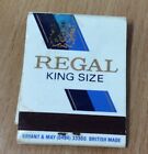 Vintage Regal King Size Match Book