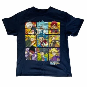 Beyblade Burst Boys' Spinner Tops Graphic Character Grid T-Shirt (Small) - Picture 1 of 3
