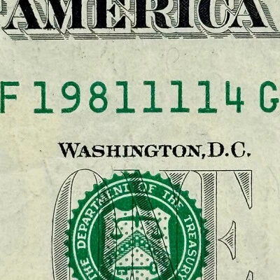 1981 November 14th Birthday 1981 Nov 14 Dollar Fancy Serial Number Free Shipping - Image 1 of 3