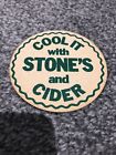 Vintage New Stones And Cider Beer Mat. Stones Ginger Ale.