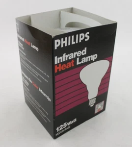 Philips 125BR40 Infrared Heat Lamp - Picture 1 of 8