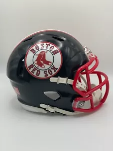 Boston Red Sox Custom Concept Navy Blue Mini Football Helm - Bild 1 von 3