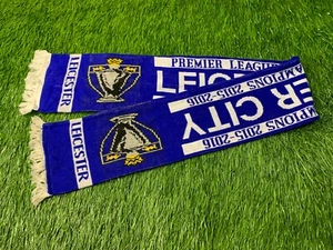 LEICESTER CITY 2015/2016 CHAMPIONS FOOTBALL FAN SCARF OFFICIAL PRODUCT ONE SIZE - Picture 1 of 5