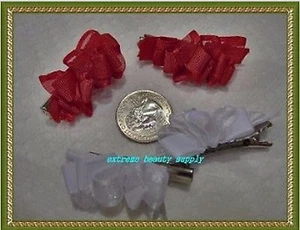 small girl hair clip pin bow Barrette TODDLER Dog 51 - Picture 1 of 1