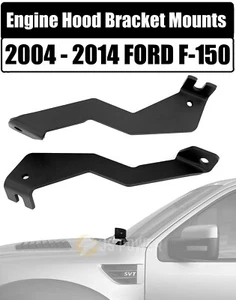 Soportes de montaje de luz LED con campana de motor para Ford F-150 2004 - 2014 - Imagen 1 de 7