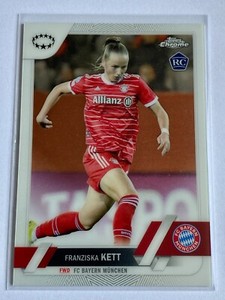 Franziska Kett RC 2022-23 Topps Chrome UEFA Women's Rookie FC Bayern Munchen #95