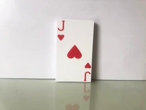 Jack of Hearts Logo Text Stand Symbol Emblem Card Display Deck 52 Joker Batman - Picture 1 of 1