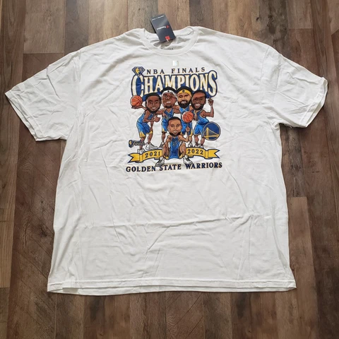 Warriors Adult T-Shirt NBA Finals Champions Caricature 2021 2022 Golden State Cover