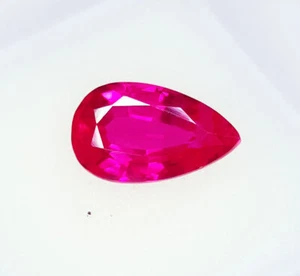 Zafiro rosa natural 5,27 quilates piedras preciosas sueltas certificadas corte pera AAA+ gema de calidad - Imagen 1 de 11