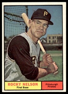 1961 Topps Rocky Nelson Pittsburgh Pirates #304 EX-MT