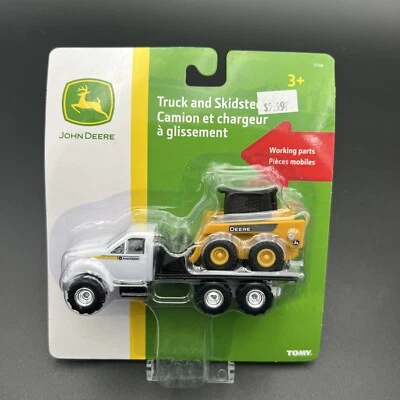 2018 Tomy  John Deere White Truck And Skidsteer NIP - Image 1 of 4