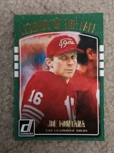 2016 Donruss Legends of the Fall Joe Montana San Francisco 49ers #9 - Picture 1 of 2