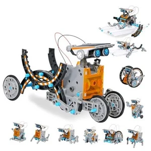 STEM Toys for Boys Ages 8-13, Solar Robot Science Kits for Kids Age 8-12, Gray - Picture 1 of 7