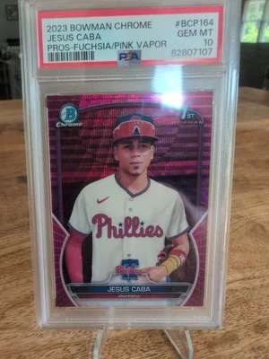 Starlyn Caba 1st Bowman Pink Vapor /199 - Image 1 of 3