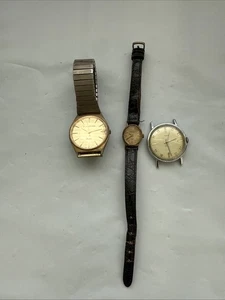 Vintage Style Watches Timex , F J Conva Leather - Picture 1 of 7