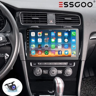 10" For VW Golf 7 MK7 2013-2017 Car Stereo Radio Apple CarPlay GPS Head Unit+AHD - Image 1 of 4