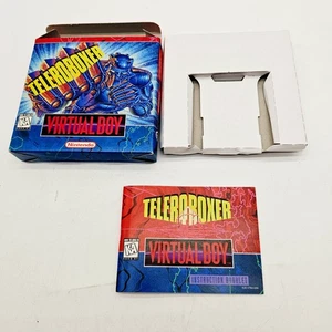 Nintendo Teleroboxer SOLO CAJA Y MANUAL Virtual Boy ¡SIN JUEGO! - Imagen 1 de 21