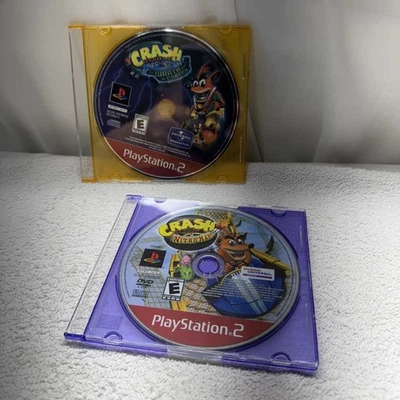 Crash Bandicoot PlayStation 2 Games Wrath Of Cortex Nitro Cart Tested  - Image 1 of 3