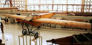 Nieuport II France Sport Race Desktop Wood Airplane New Model Large Scale 1/24 - Picture 1 of 10