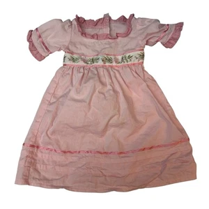 American Girl Caroline Meet Outfit Kleid rosa Blumen Fehler* - Bild 1 von 5