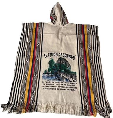  Пончо из Эль-Пеньона Гуатапе, Колумбия Артезанал  - Изображение 1 из 2
