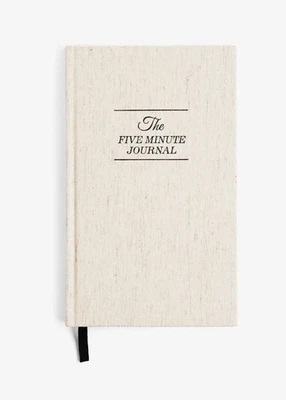 The Five Minute Journal in Original Linen — NEW Hardcover by Intelligent Change - Image 1 of 4