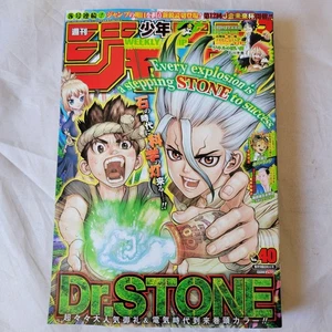 Weekly Shonen Jump 2017 No.40 Dr.STONE front color page Japanese - Picture 1 of 11