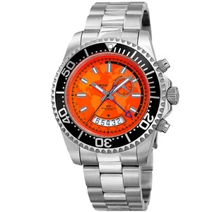 Reloj Akribos XXIV Hombre AK955SSOR Multifunción Estampado Mapa Acero Inoxidable - Imagen 1 de 7