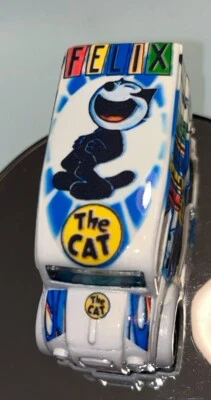 "Custom Made" Hot Wheels Dairy Delivery, FELIX THE CAT , Cartoon Real Riders - Image 1 of 4