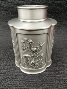 Selangor Zinn Teedose Vintage gebraucht aus Japan in gutem Zustand - Bild 1 von 6