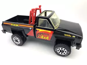 Roll bar 4x4 vintage 1983 Tonka nero Chevrolet 14" camion spaventoso modello 51070 - Foto 1 di 11