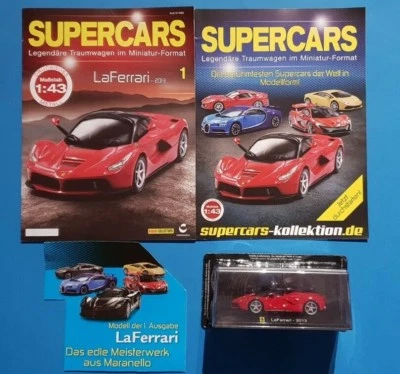 Supercars La Ferrari-2013 Deagustini1:43 Druckguss Metall Neu&OVP Sammlerauto*01 - Bild 1 von 4