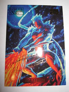 MARVEL MASTERPIECES GOLD FOIL SIGNATURE SERIES 1994 N° 54 ICEMAN MINT - Picture 1 of 1