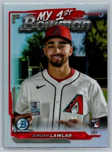 Jordan Lawlar 2024 Bowman Chrome #M1B-12 My 1st Bowman RC Rookie - Picture 1 of 2